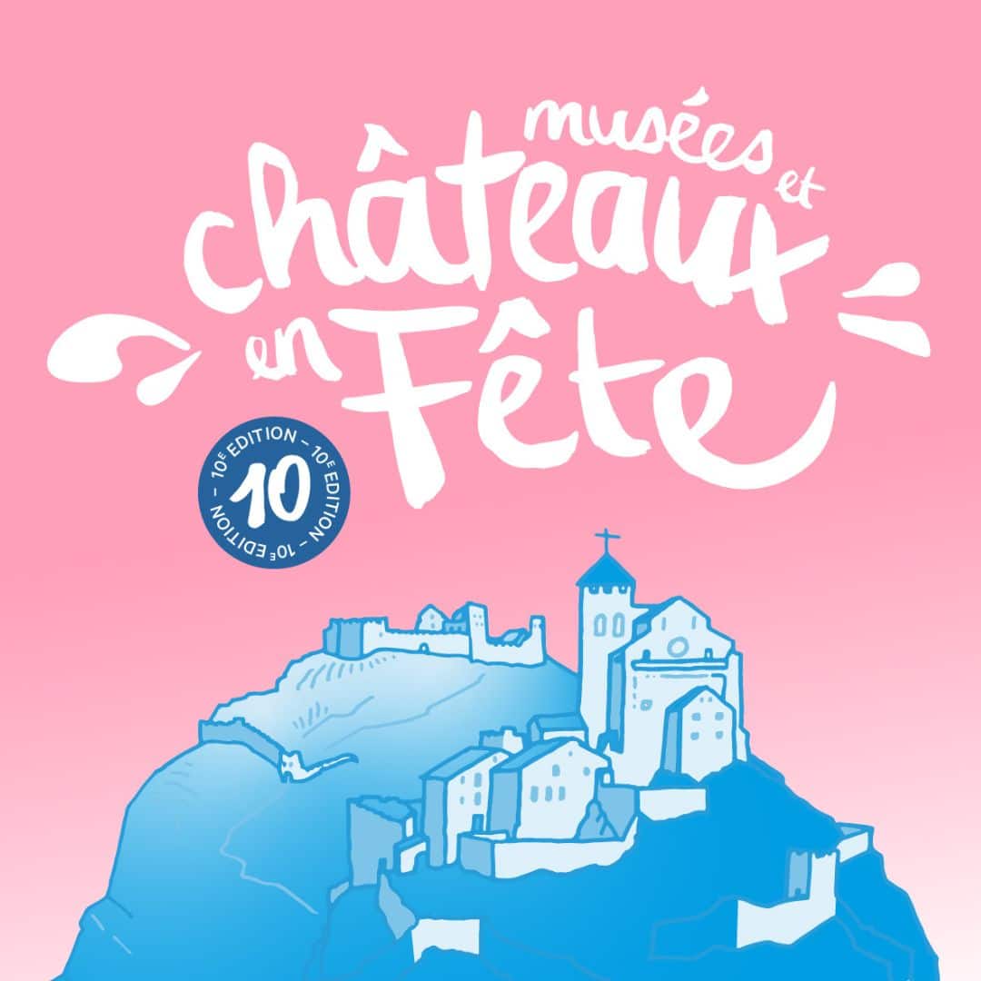 Affiche Châteaux et musées en fête 2025