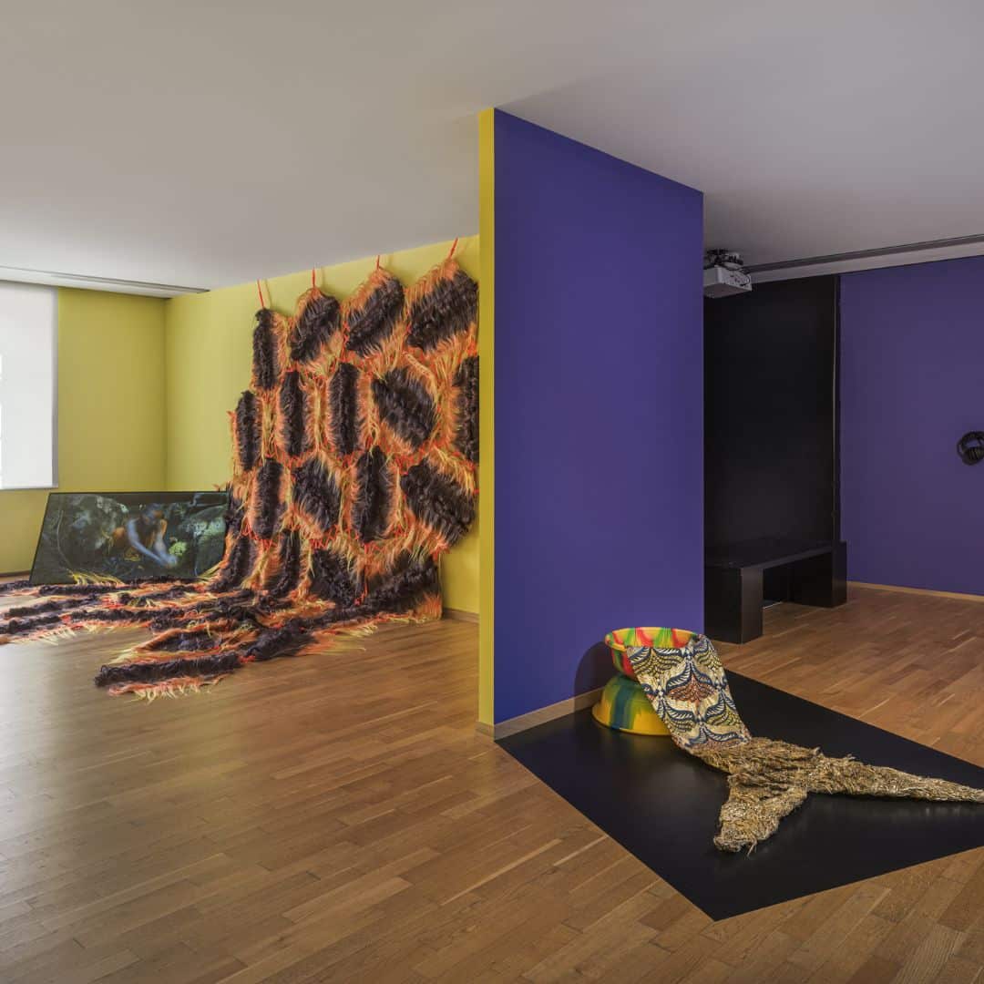 Vue de salle "Magali Dougoud. Aux eaux promises" © Photo Olivier Lovey